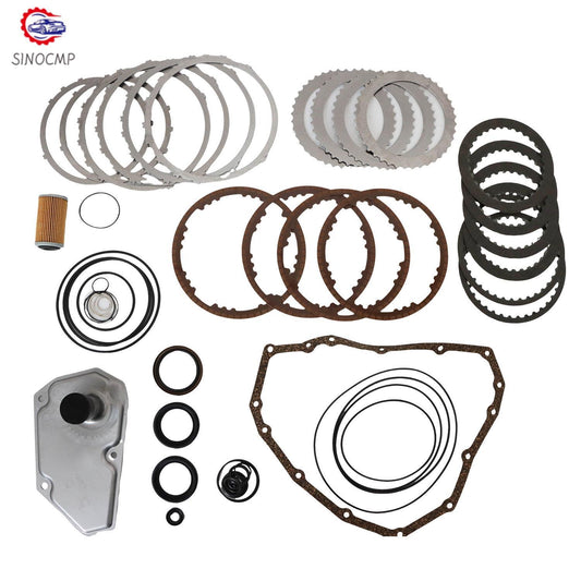 Transmission JF015E RE0F11A Master Rebuild Kit Filter Clutch Disc for Nissan