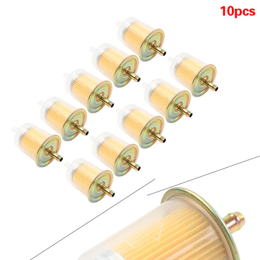 10 Pcs 3/8 Fuel Filter Industrial Universal Motorcycle Inline Gas Fuel Line