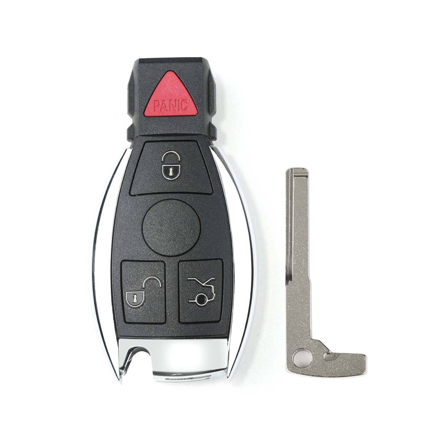 1Pcs for Smart Remote Key Shell 4 Buttons for Mercedes-Benz without Logo Fast ship