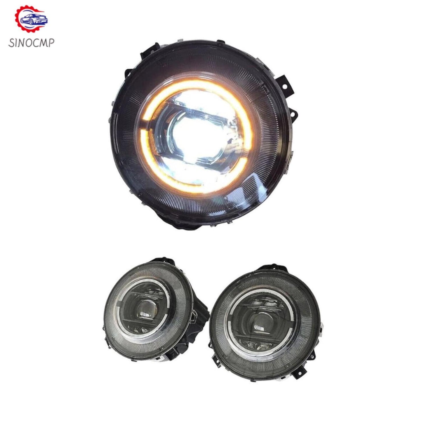 W463 Upgrade Headlight Assembly Set W464 G Class Look Dynamic LED for Mercedes