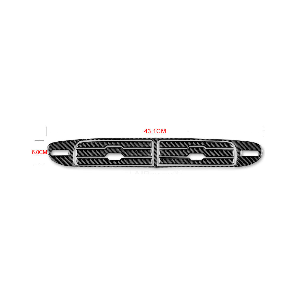 7x Carbon Fiber A/C Vents Outlet Cover Trim for Chevrolet Camaro 2010-2015