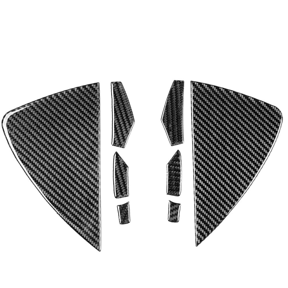 8x Carbon Fiber Both Side Dashboard Front Slot Decal for Tesla Model 3/Y 2017-22