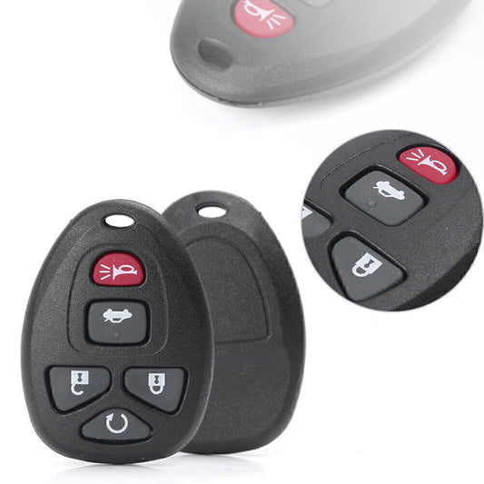 for Buick LaCrosse for Chevrolet for Saturn for Pontiac 1x 5-Button Remote Key Case Shell