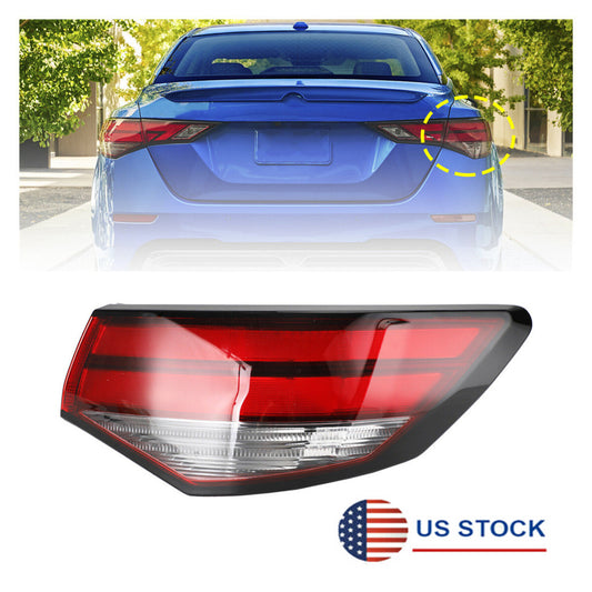Right Side Outer Tail Light Rear Brake Stop Taillamp for Nissan Sentra 2020-2022