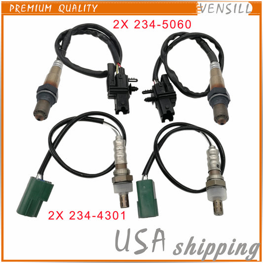 4X Oxygen Sensor Front Rear Fits For Maxima Murano Quest Altima 234-5060 2344301