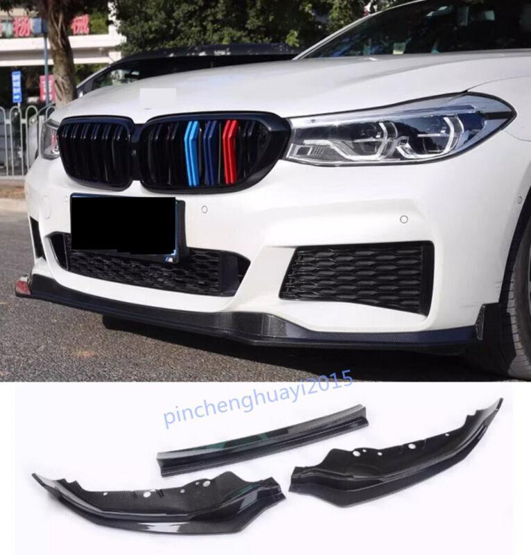 Suitable for BMW 6 Series Gran Turismo G32 ABS carbon front bumper lip boiler edge
