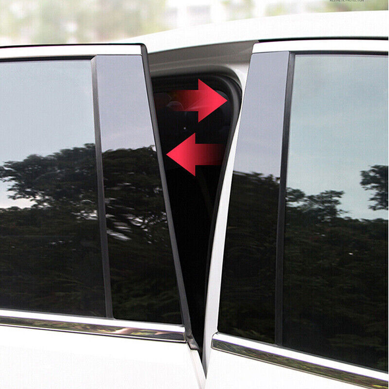 Piano Black Pillar Posts Door Window Molding Strip for Lexus GX470 J120 03-2009