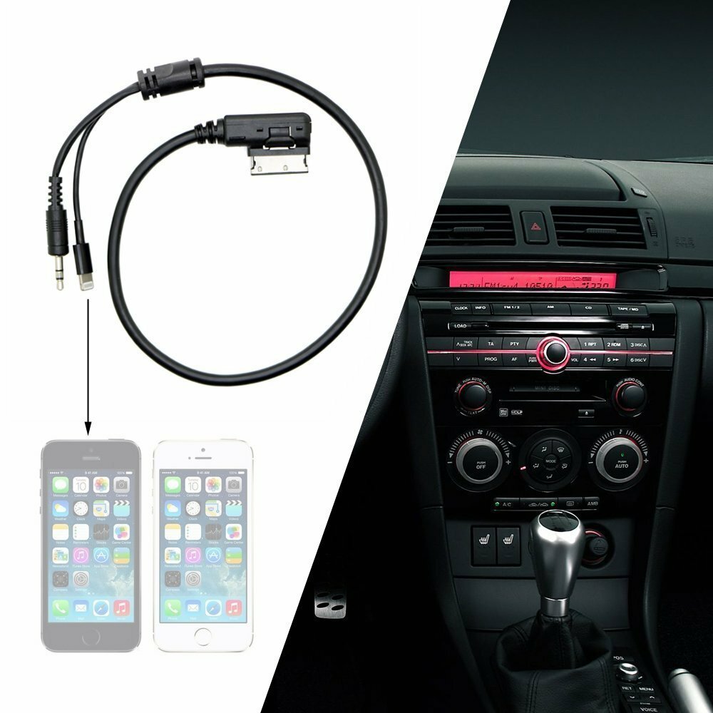 US-made AUX audio cable adapter for Audi for VW AMI MDI MMI music interface cable USB
