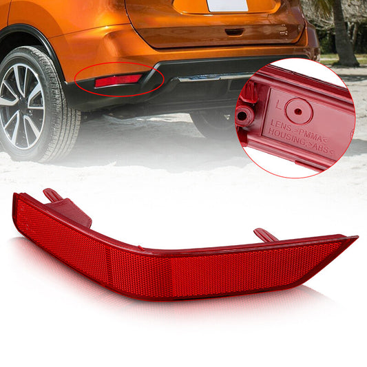 Driver Side Rear Left Bumper Reflector for Nissan Rogue 2017 2018 2019 2020