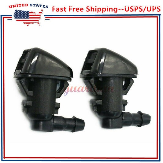 2x Windshield Washer Nozzle Jet Spray for Jeep for Dodge 2007 2008 2009 2010 2011