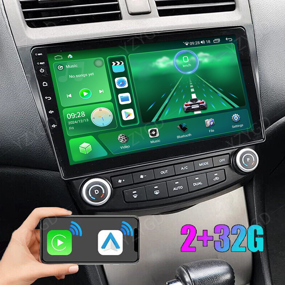 Apple CarPlay for Honda for Accord 2003-2007 Android Car Radio Stereo GPS Screen DSP