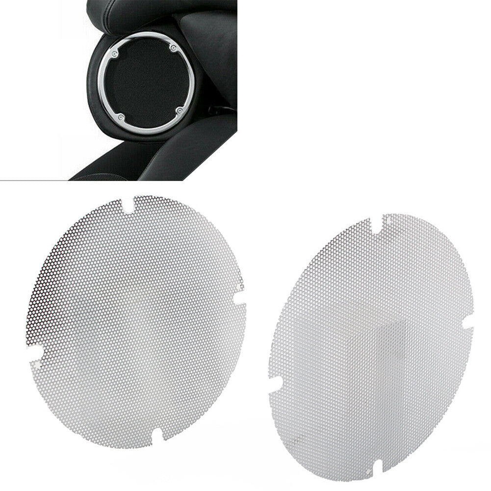 Mesh Rear Passenger Speaker Grill Covers for Harley Touring 2014-Up 2022 2021