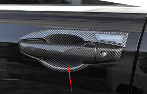 for Toyota RAV4 2013-2018 Carbon Fiber ABS Exterior Door Bowl Cover Trim Decorat