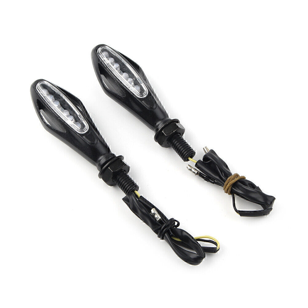 2x Universal 12V LED Turn Signal Light Amber Lamp Indicator Bulbs Motorcycle