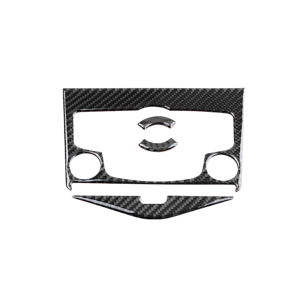 Carbon Fiber Central CD Control Panel Cover Trim for Chevrolet for Cruze 2009-2015