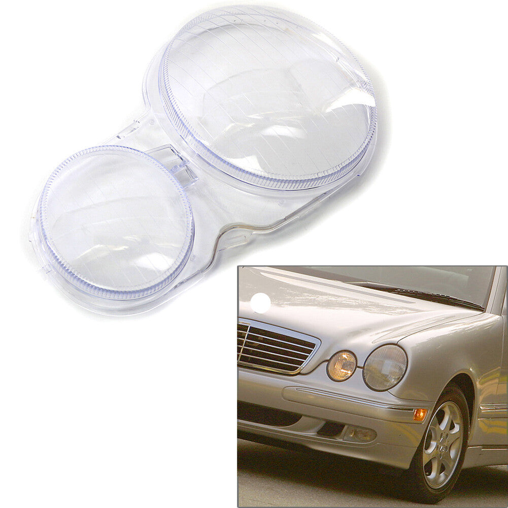 Headlight Head Lamp Cover Clear for Mercedes-Benz E-Class W210 2000-2003 Left