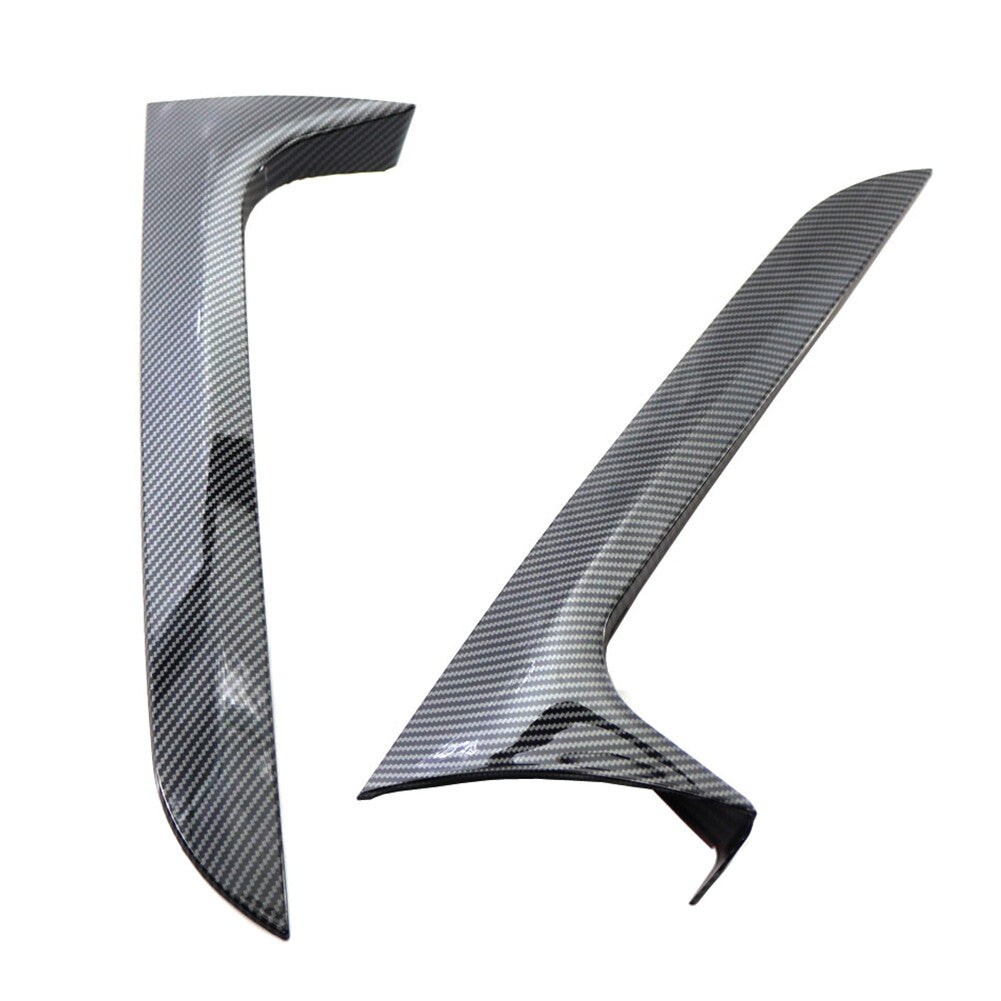 2x Rear Window Spoiler Canard Splitter Trim For A6 C7 Allroad TDI Quattro Avant