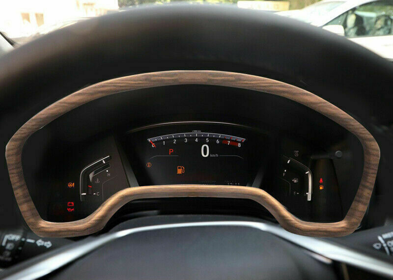for Honda CR-V CRV 2017-2022 Peach Wood Grain Instrument Panel Frame Cover Trim