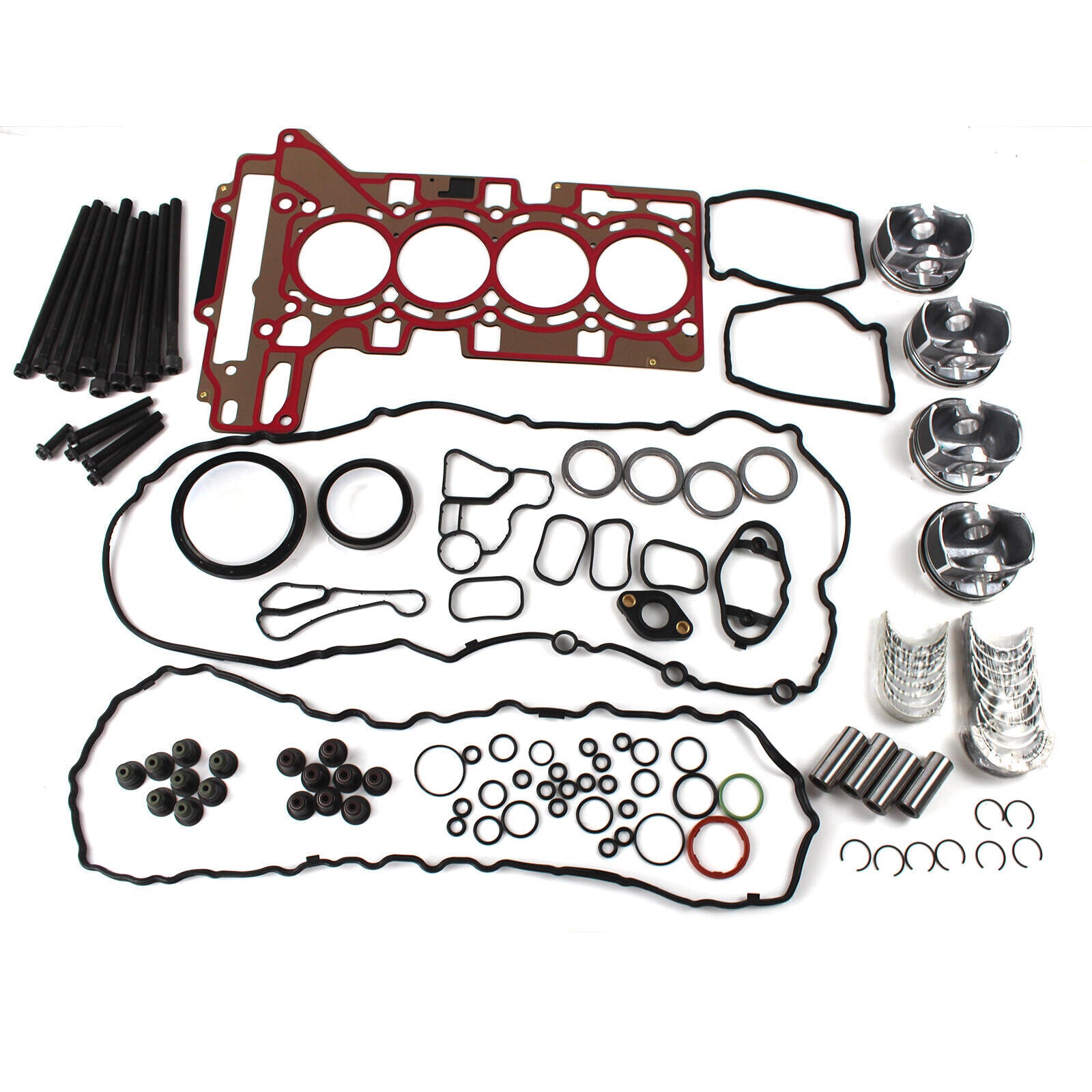 Overhaul Rebuild Gaskets kit CR 10:1 N20 N26 for BMW X3 X4 228i 428i 2.0