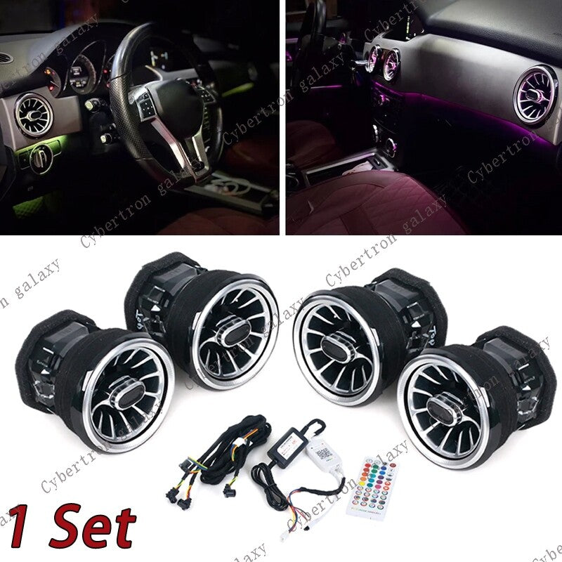 1Set Dashboard AC Air Condition Vent Outlet for Mercedes-Benz GLK X204 2013-2017
