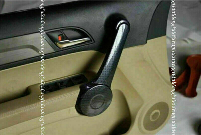 for Honda CR-V CRV 2007 2008 2009 Carbon Fiber Car Interior Door Armrest Trim 4X