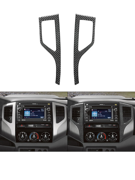 for Toyota Tacoma 2012-2015 Center Air Vent Type-A Trim Cover 2WD Carbon Fiber