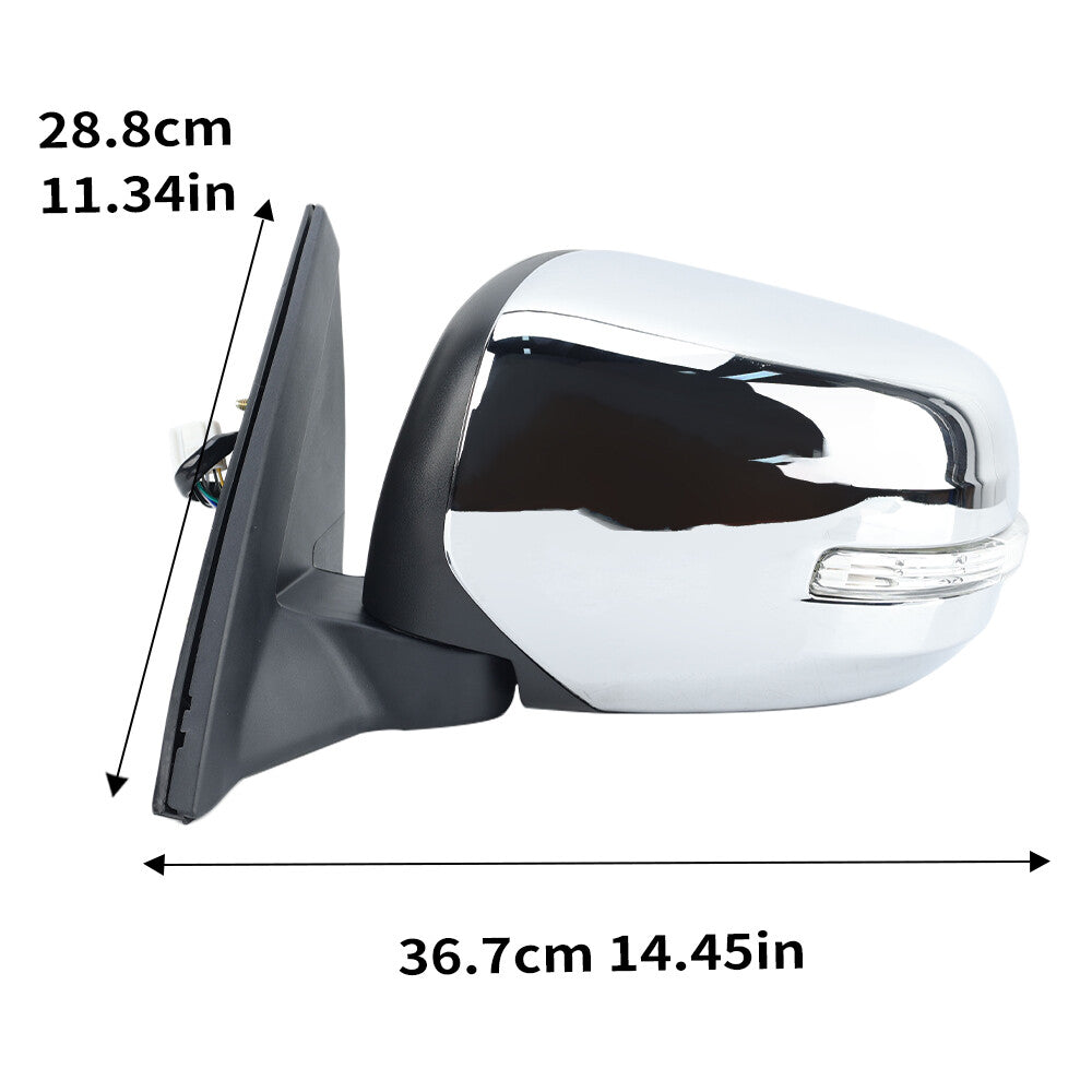 F¨¹r for Mitsubishi L200 Triton 2007-2014 Au?enspiegel R¨¹ckspiegel 9 Draht Links