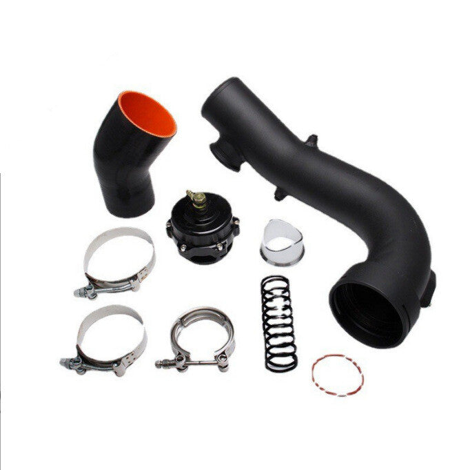 Intake turbocharger charging hard hose kit and blow valve for BMW N54 E90 E91 E92 E93