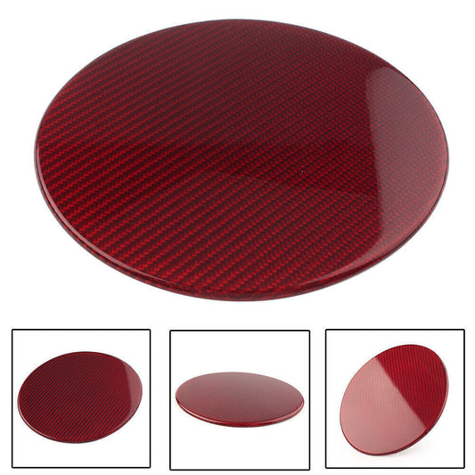 Oil Tank Cover Trim Red Carbon Fiber Fit for Toyota for Subaru BRZ FT86 GT86 Motor