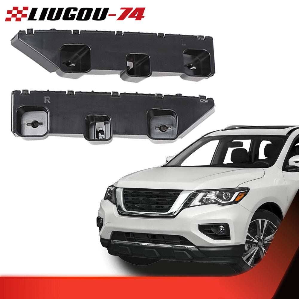 Front bumper cover bracket 2-piece set fits 13-20 for Nissan Pathfinder LHRH