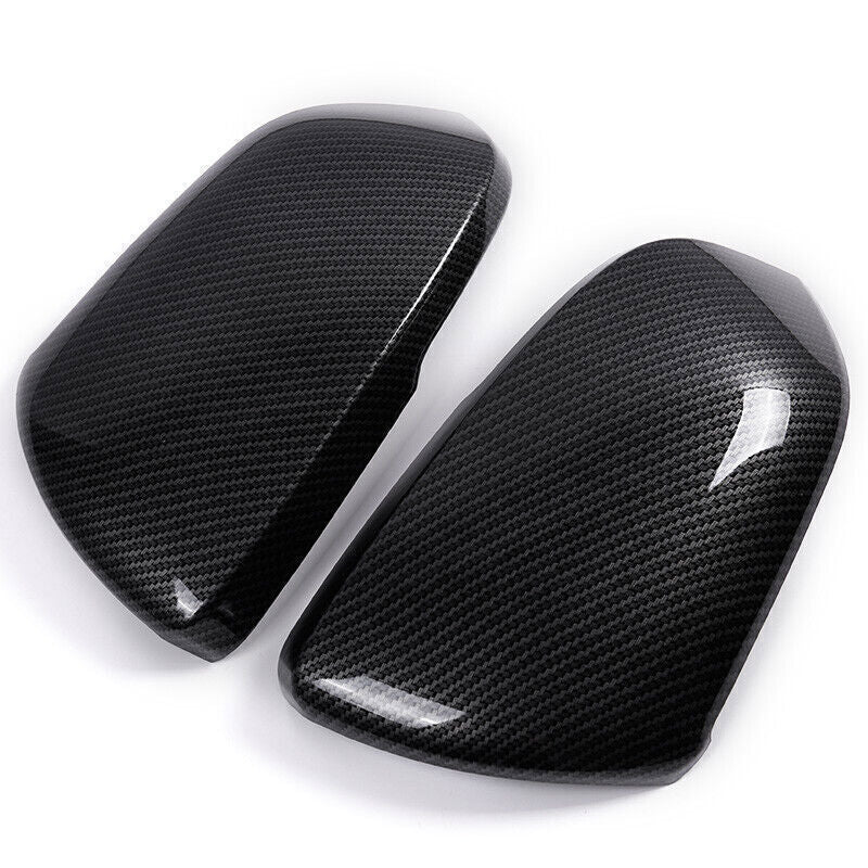 for Volkswagen Atlas 17-23 Carbon Fiber Exterior Side Rearview Mirror Cover Trim