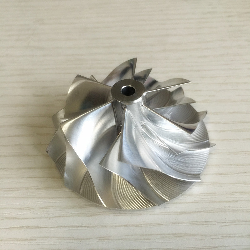 K04 49.62/61.98 mm 6+6 Blade High-Performance Turbine Bill Compressor Wheel