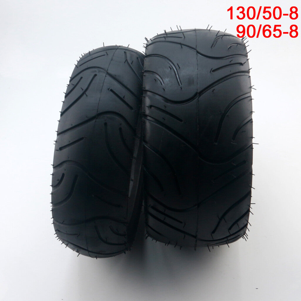 130/50-8 rear 90/65-8 front TireTubeless Tyres Monkey Buyang Electric Scooter