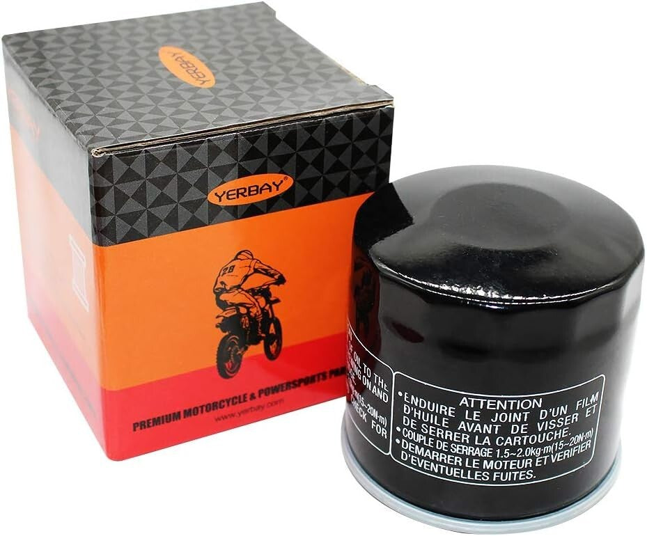 2 Pack Compatible Motorcycle Oil Filter for Suzuki LTF500 F Quadrunner 1998-2002