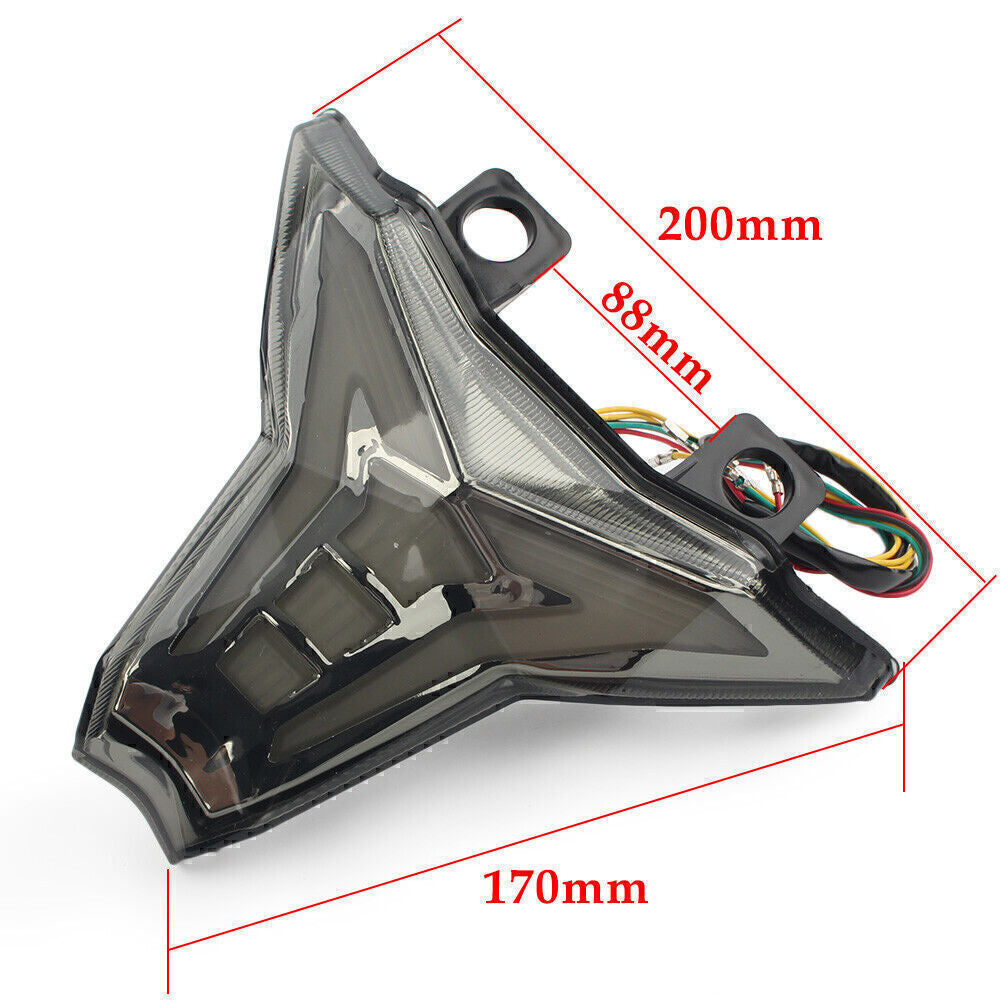 Motorcycle Rear Taillight Brake Turn Signals Fit 2015-2018 for KAWASAKI Z1000
