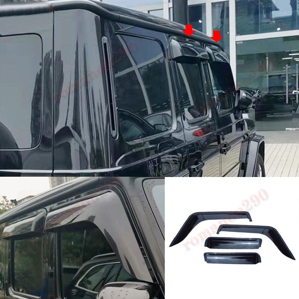 for Benz G-Class 2019-2023 Smoke Window Visor Vent Sun Shade Rain Guard Shield