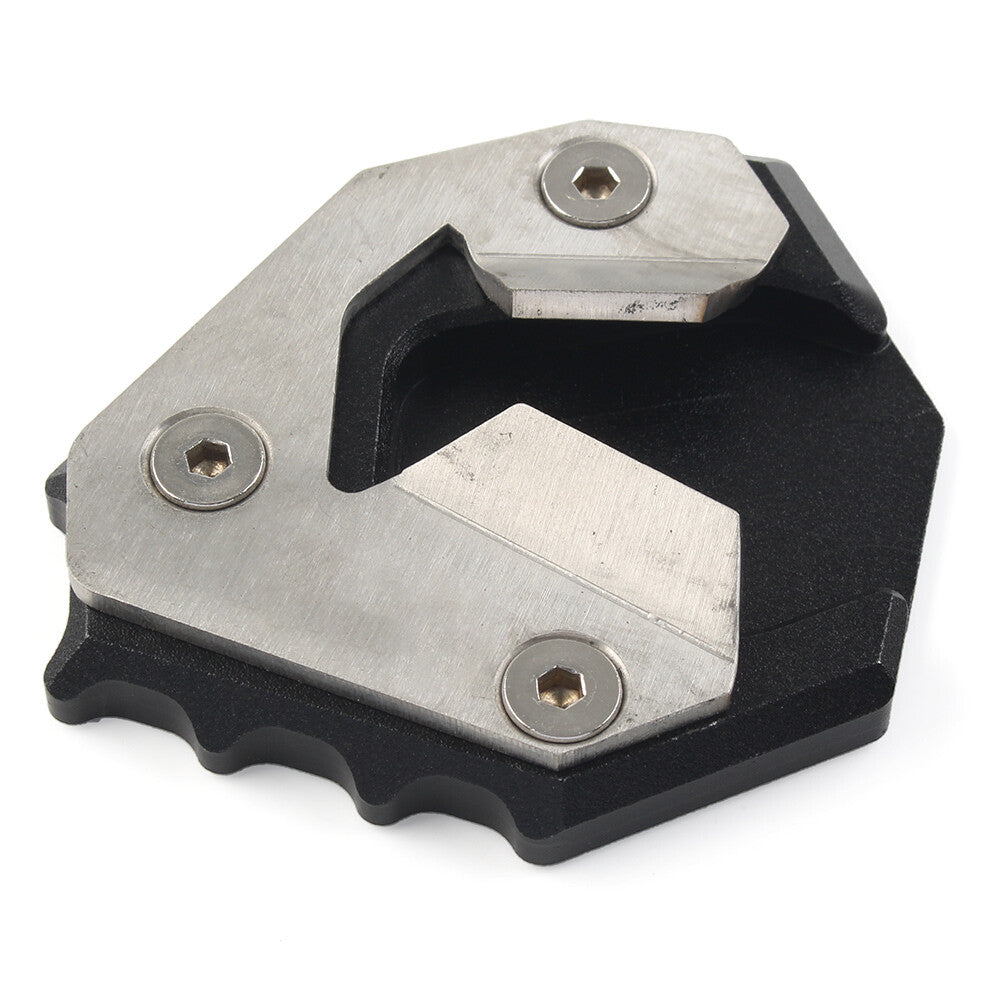 Kickstand Side Stand Enlarger Foot Support Plate Black Fit for BMW S1000XR 2014-2018