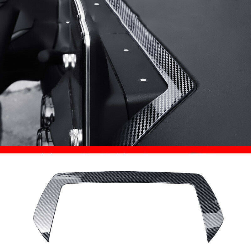 for Nissan Sentra 2020-2022 ABS Carbon Fiber Dashboard GPS Navigation Trim cover