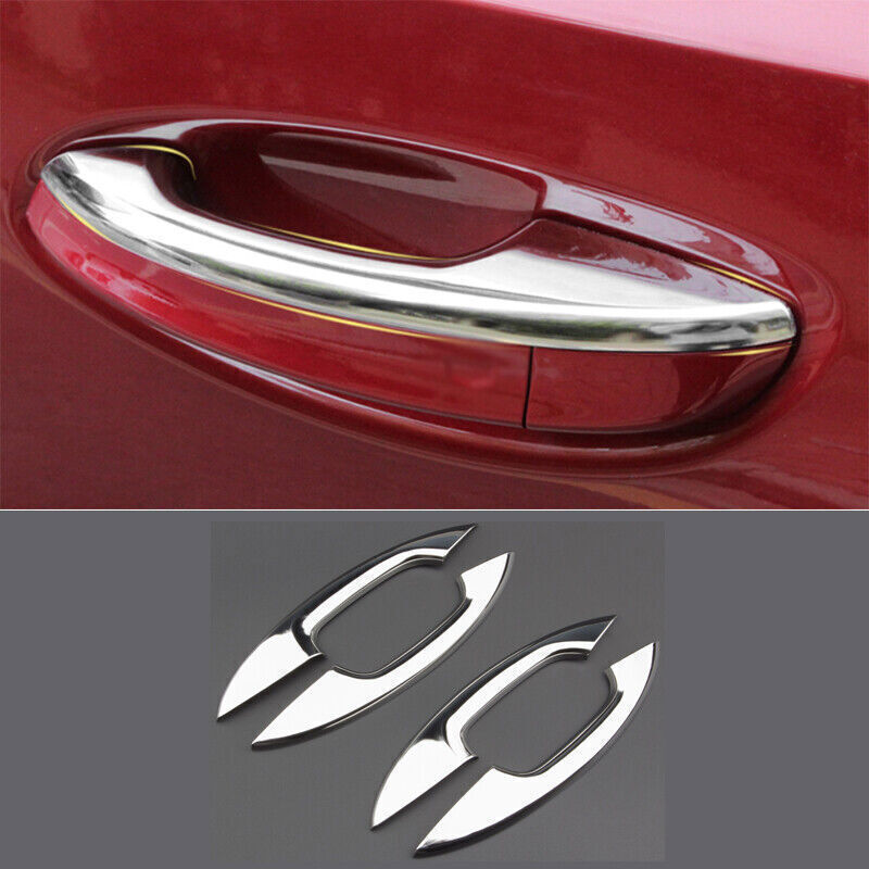 Fit for Cadillac CT5 2020-2023 Steel Chrome Outside Side Door Handle Cover Trims