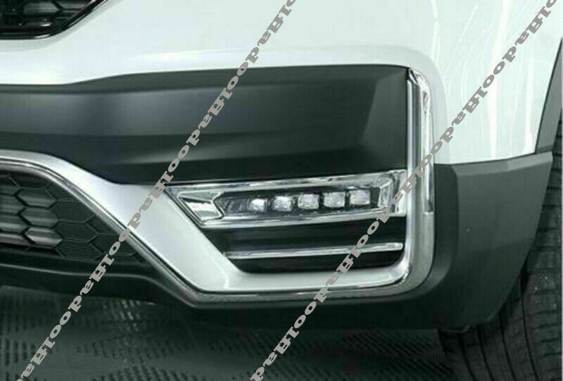 for Honda CR-V CRV 2020-22 ABS Chrome Front Bumper Fog Light Lamp Frame Trim 4X