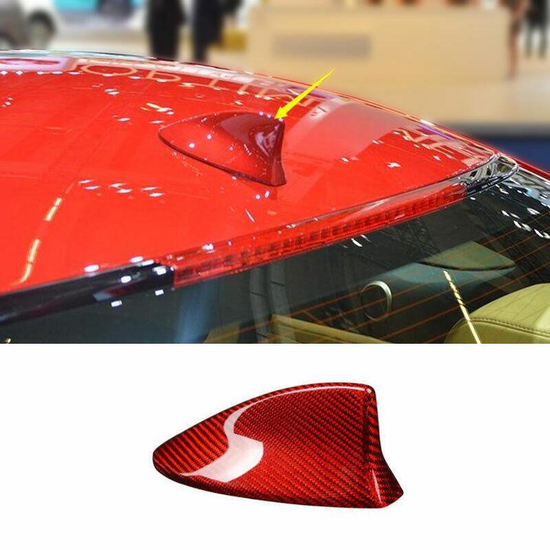 for Lexus RC350 2015-2018 Red Real Carbon Fiber Shark Fin Antenna Receiver Cover