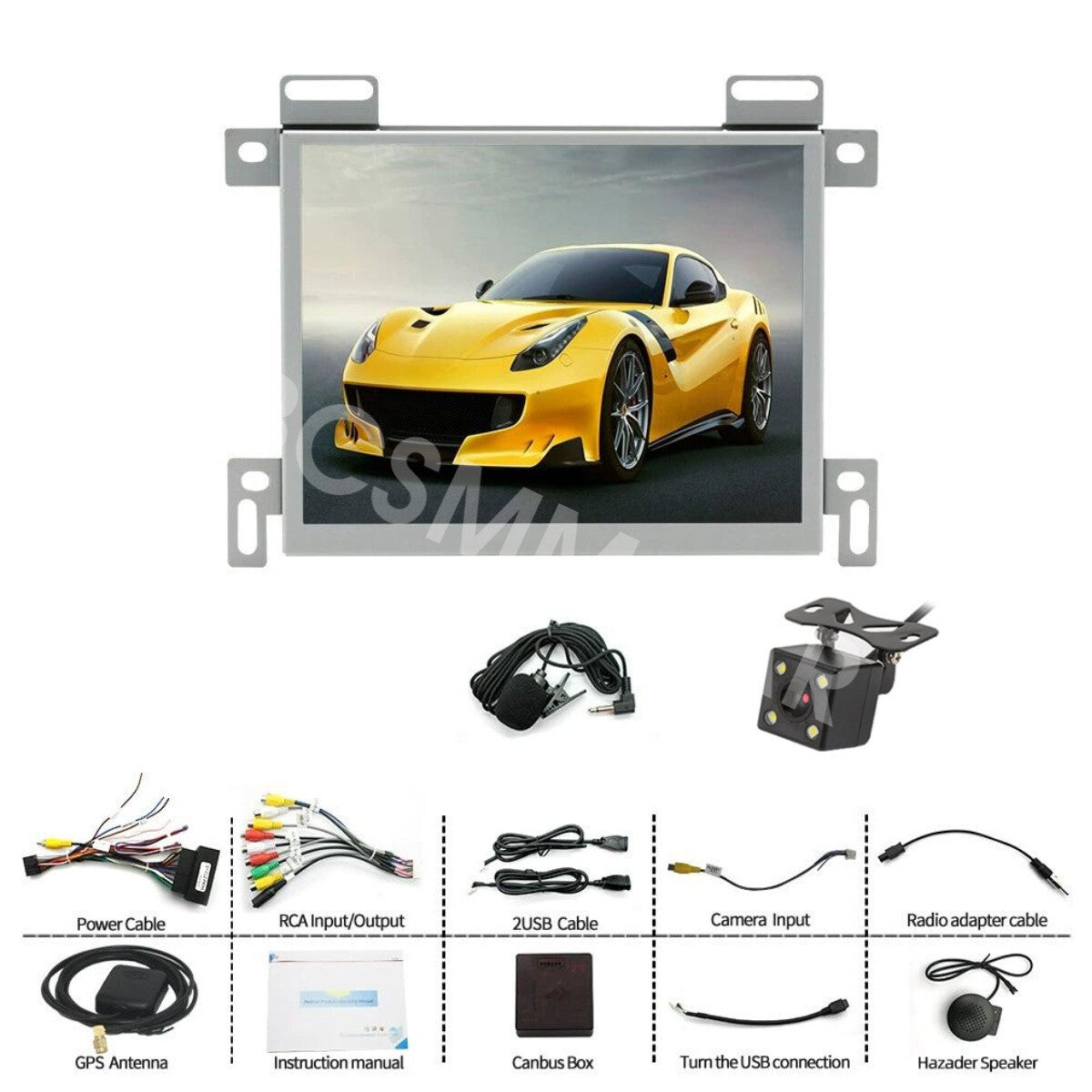 8.4in Car Video Player GPS Bluetooth W/Camera Fit for Dodge Durango 2014-2020