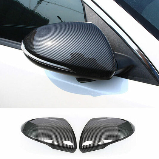 for Kia Optima 2016-2020 Carbon Fiber Rear View Side Door Mirror Cover replace