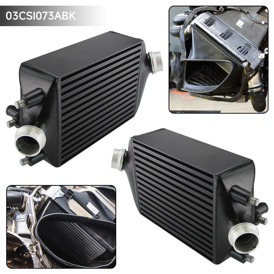 Twin Intercooler Set for Porsche 911 Turbo / Turbo S 991.1 991.2 2013-2019 Black