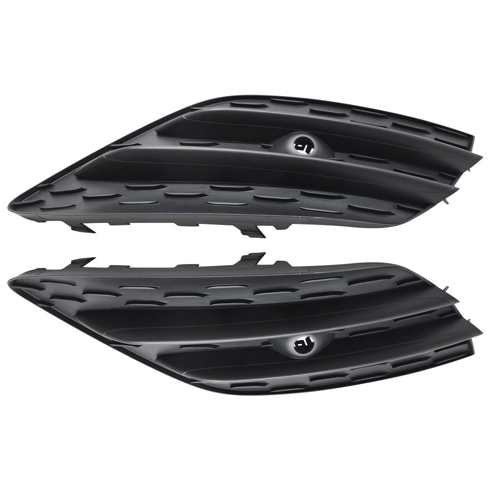 2X Front Left+Right Bumper Lower Grill Black Plastic For CLA-Class C118 2021