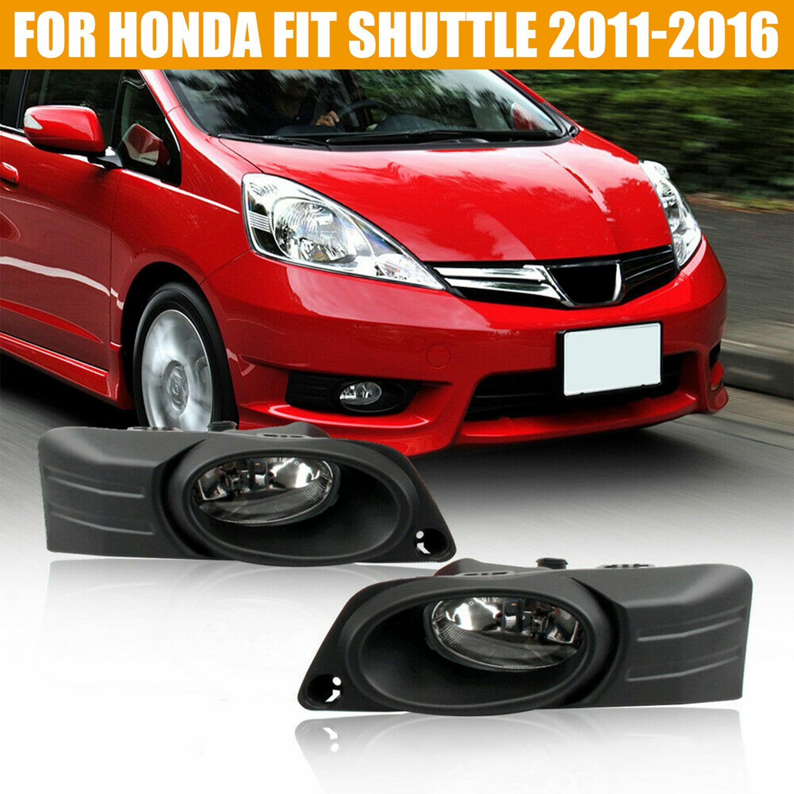for Honda Sport 2012-2013 Bumper Lamp Front Fog Lights Assembly Set AT