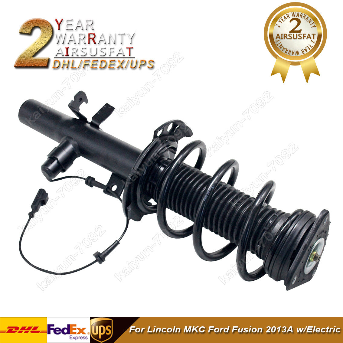 for Lincoln MKC for Ford Fusion 2013 Front Left Shock Absorber Assembly w/ Electric