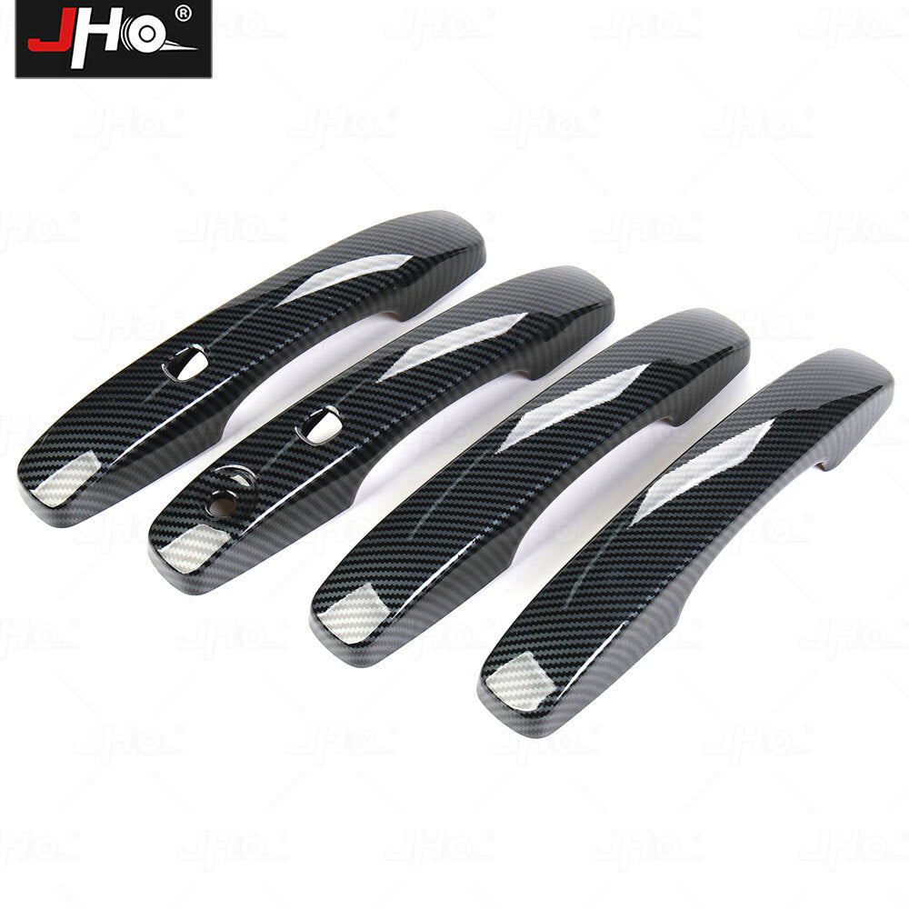 Car Door Handle Cover ABS Carbon Fiber for Ford Ranger 2023 2024 Exterior Parts