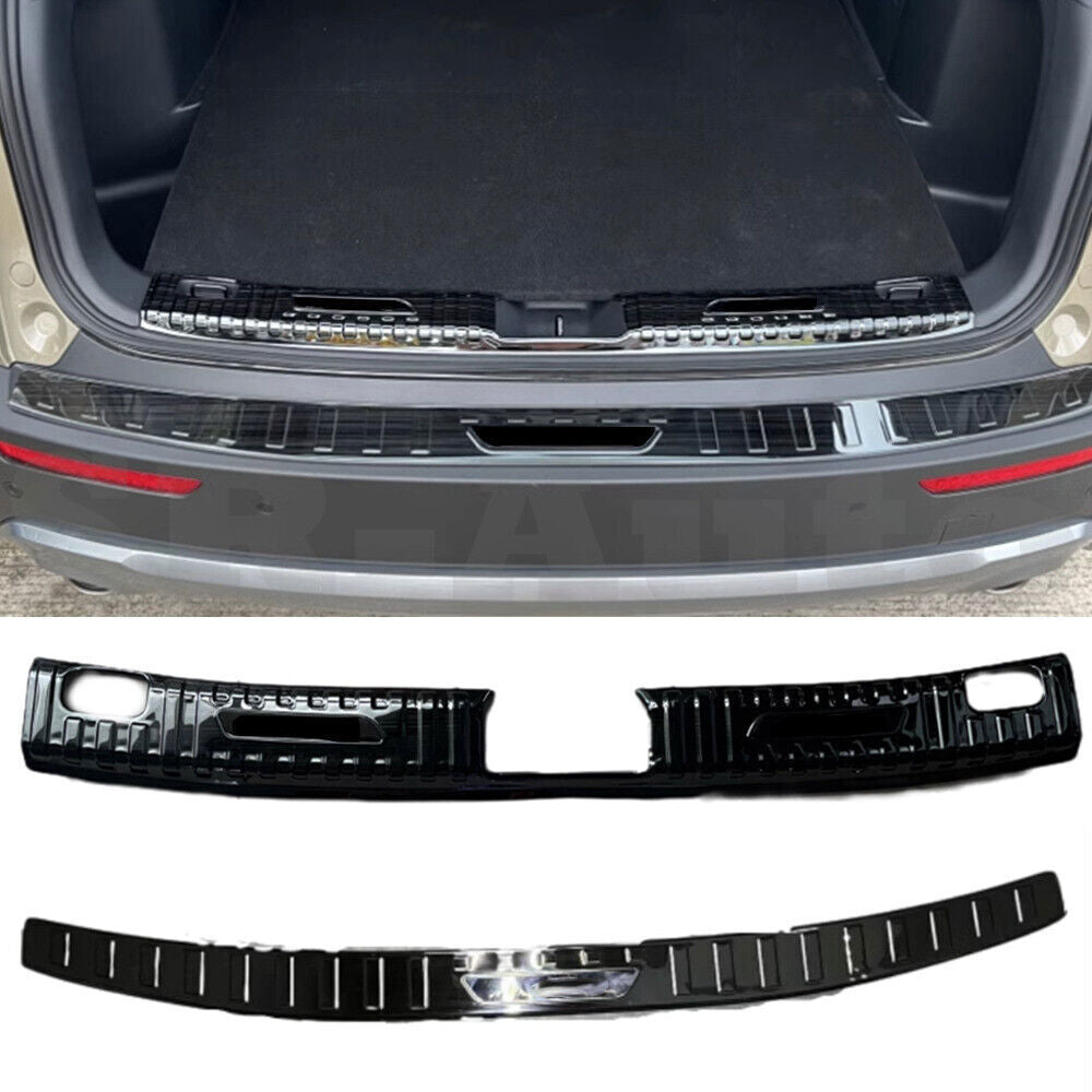 for Mazda CX-50 2023-2025 Black Rear Bumper Protector Guard Plate Cover Trim 2X