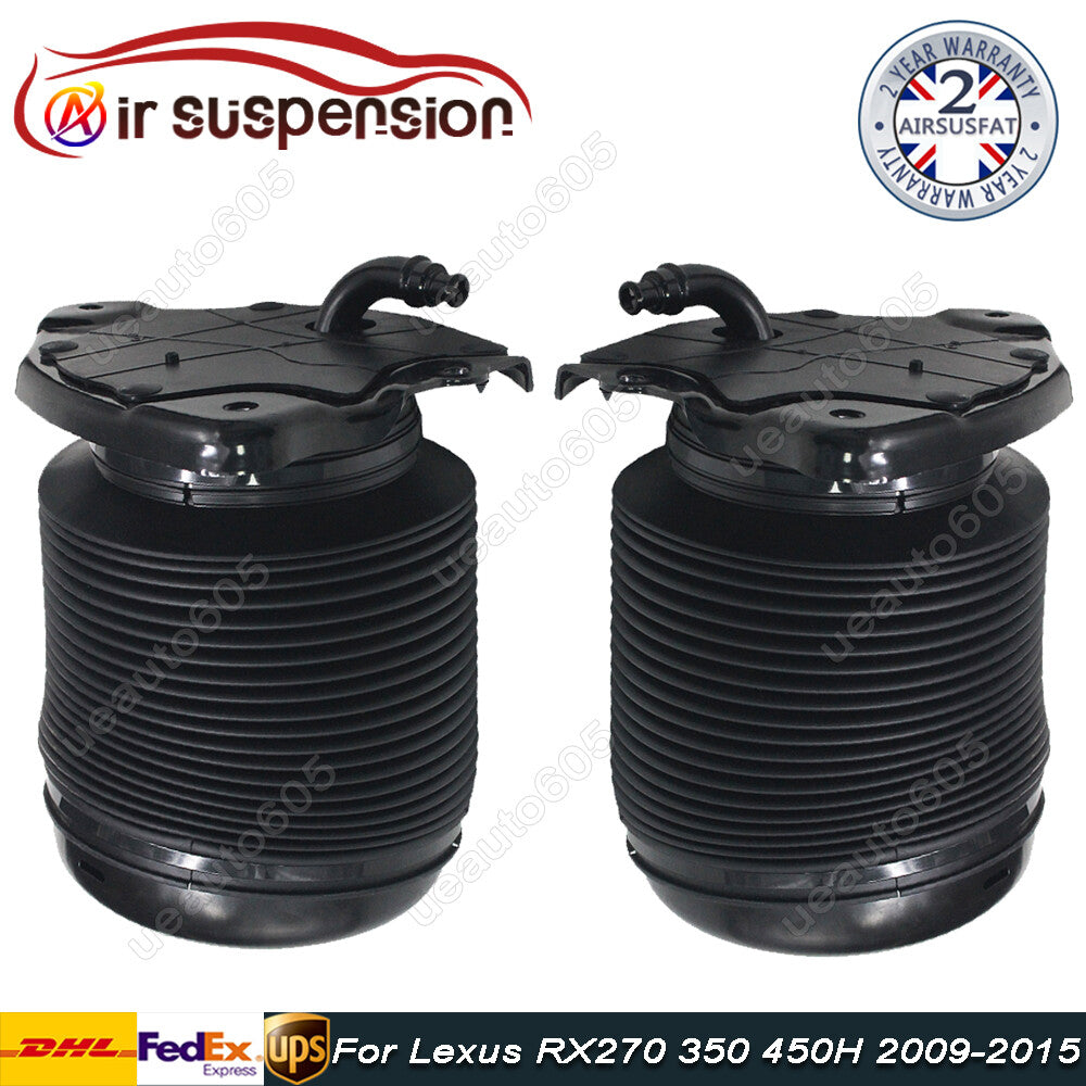 2X REAR AIR SUSPENSION SPRING BAGS PNEUMATIC for LEXUS RX270 350 450H 2009-2015